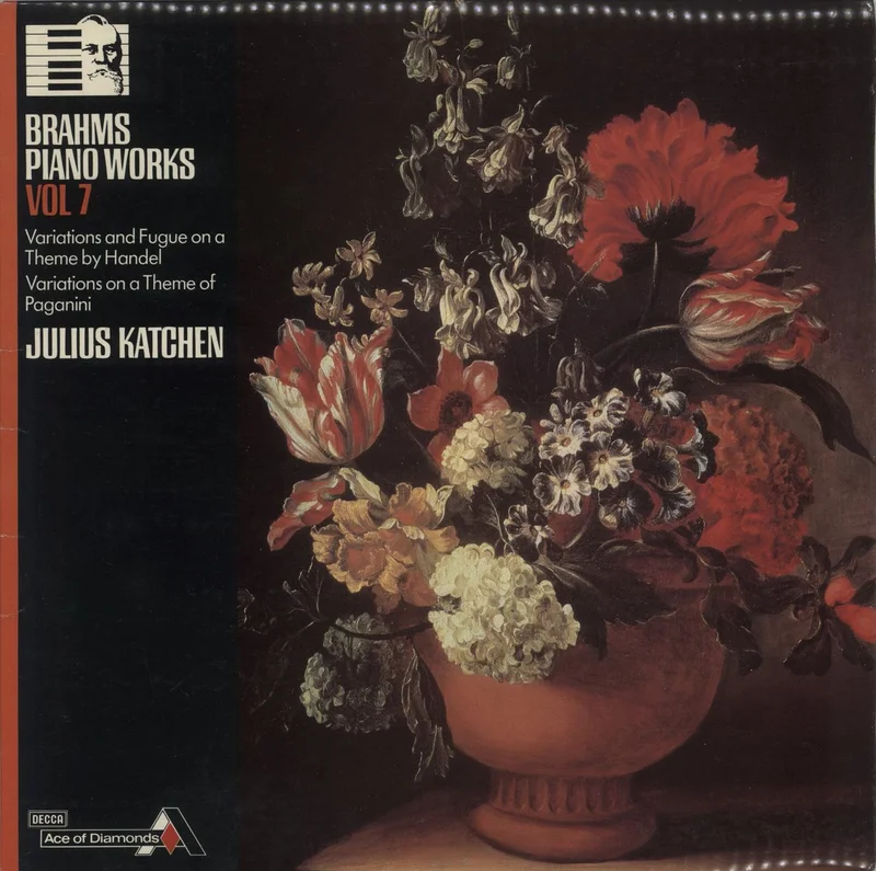 Johannes Brahms Piano Works Vol 7: Variations And Fugue On A Theme By Handel / Variations On A Theme Of Paganini UK Vinyl LP