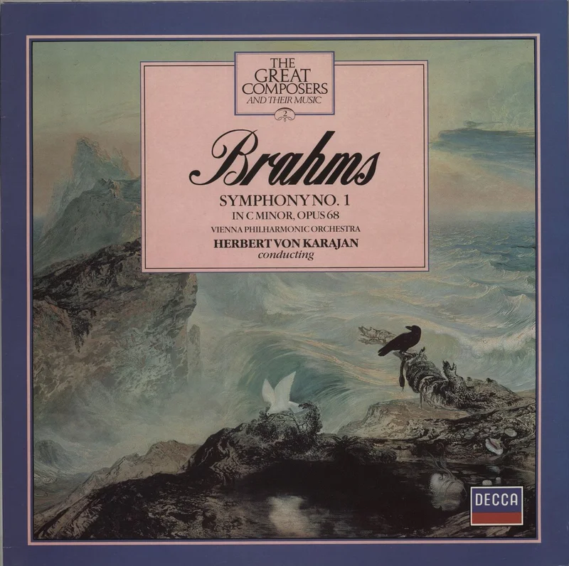 Johannes Brahms Symphony No. 1 in C minor, Opus 68 + Magazine UK Vinyl LP