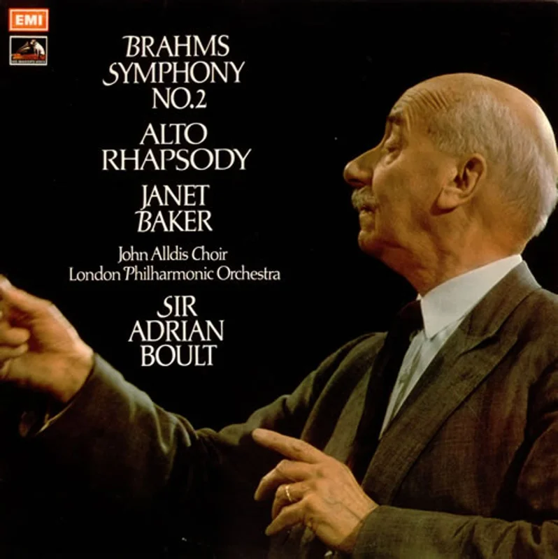 Johannes Brahms Symphony No. 2 & Alto Rhapsody UK Vinyl LP