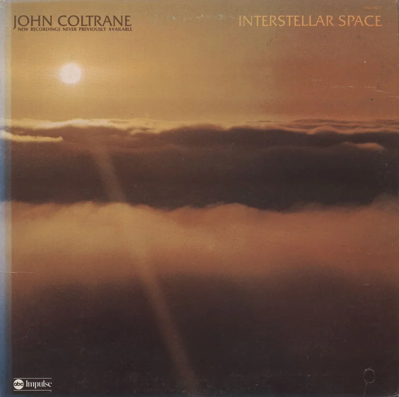 John Coltrane Interstellar Space - Quad - VG US Vinyl LP