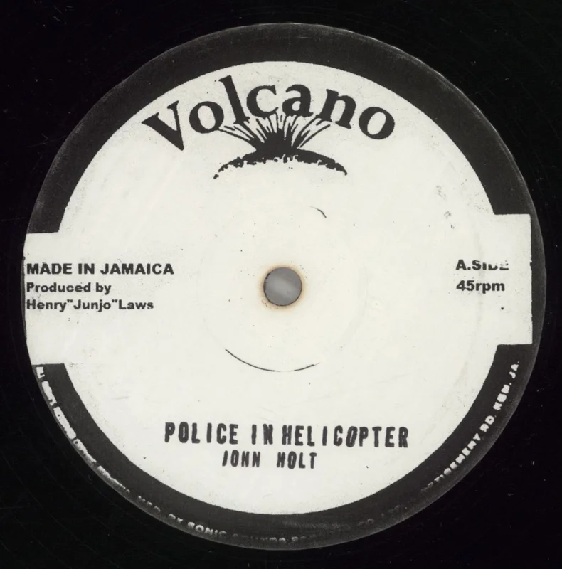 John Holt Police In Helicopter - EX Jamaican 12" vinyl