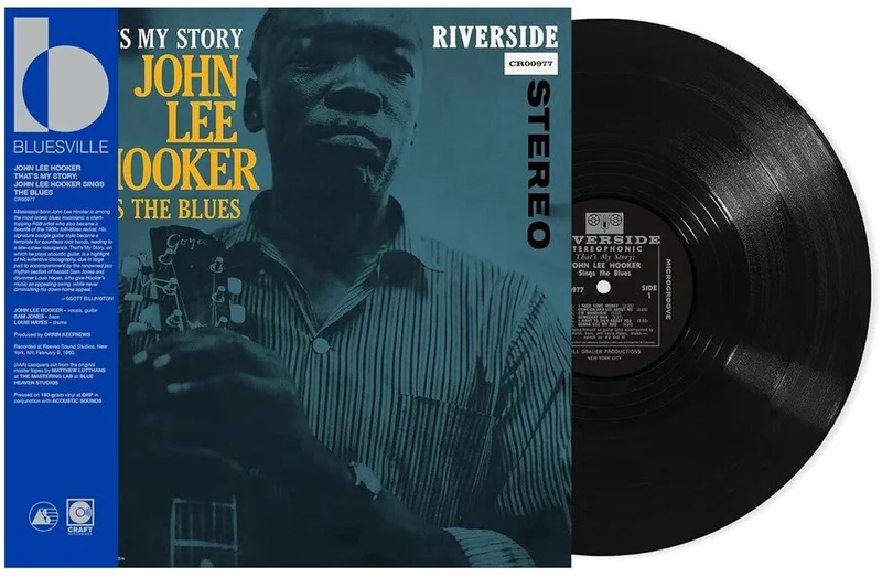 John Lee Hooker - That's My Story: John Lee Hooker Sings The Blues (Bluesville Acoustic Sounds Series) [180g Black Vinyl - paper wrapped]
