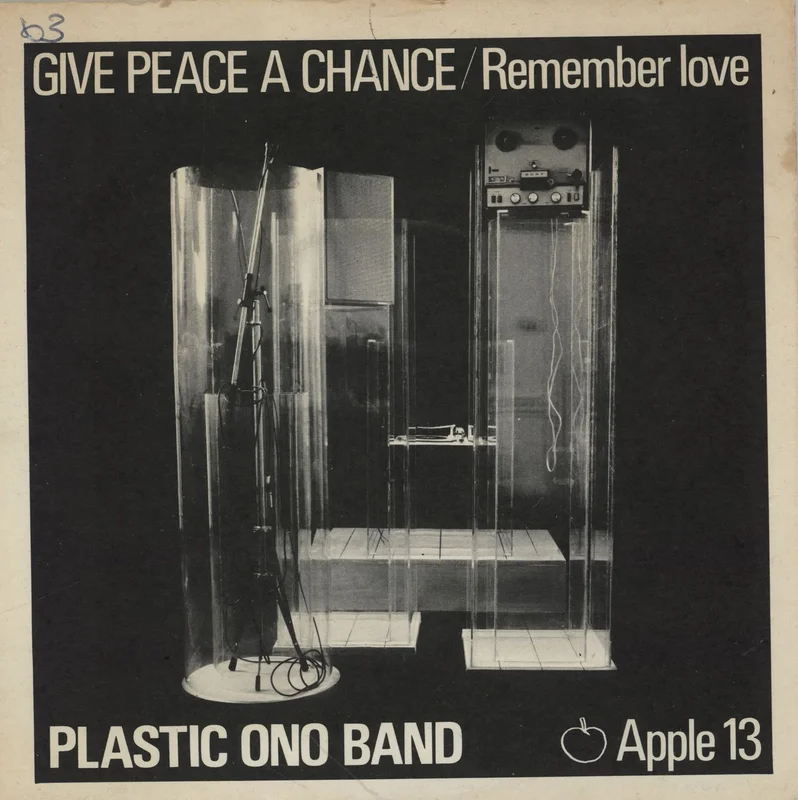 John Lennon Give Peace A Chance - 2nd - 4pr - P/S - VG UK 7" vinyl