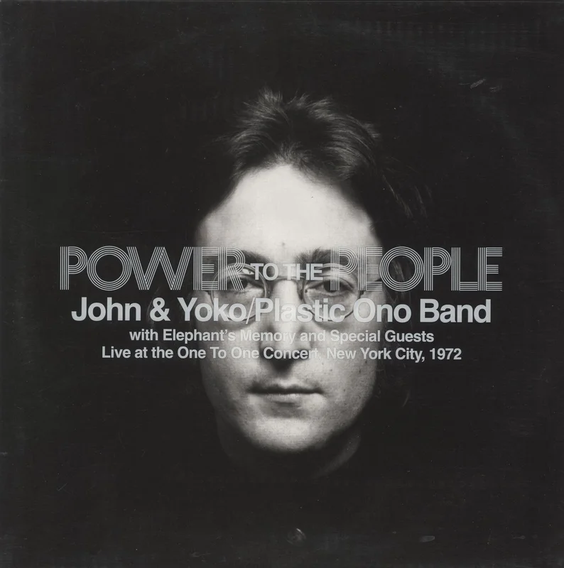 John Lennon Power To The People | The Ultimate Mixes - 180 Gram Black Vinyl - O-card UK 2-LP vinyl set