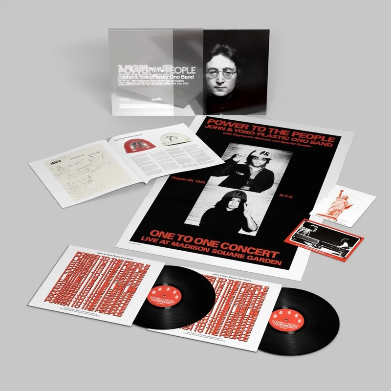 John Lennon & Yoko Ono, The Plastic Ono Band, Elephants Memory, Guests Power To The People (Live At The One To One Concert, New York City, 1972) (2xLP)