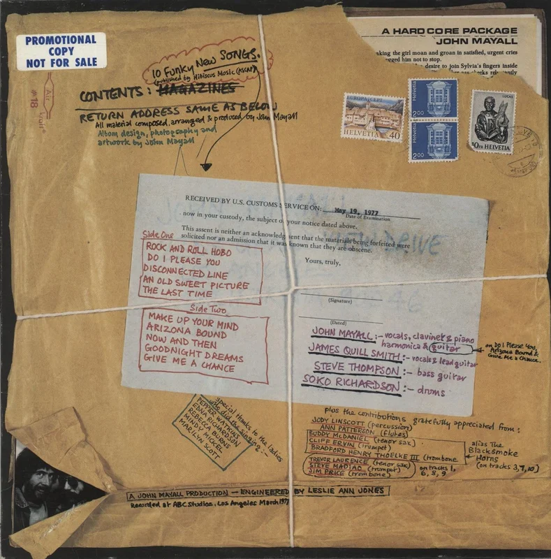 John Mayall A Hard Core Package Dutch Promo Vinyl LP