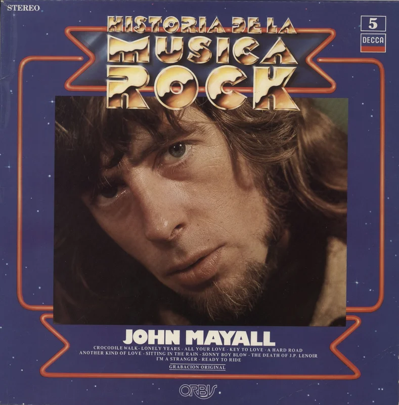 John Mayall Historia De La Musica Rock Spanish Vinyl LP