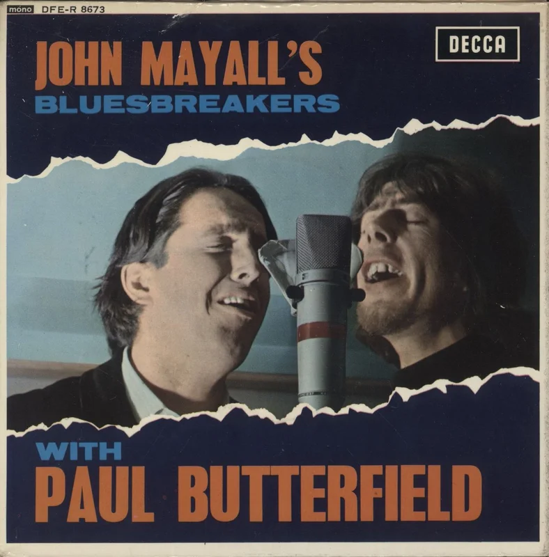John Mayall John Mayall's Bluesbreakers + front laminated p/s UK 7" vinyl