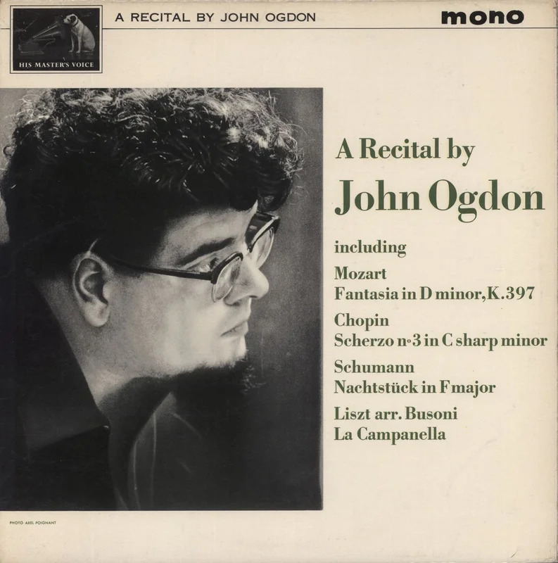 John Ogdon A Recital By John Ogdon UK Vinyl LP