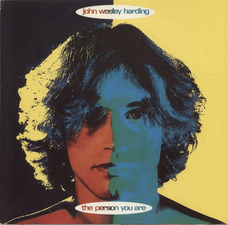 John Wesley Harding The Person You Are - Promo Sticker UK Promo 12" vinyl