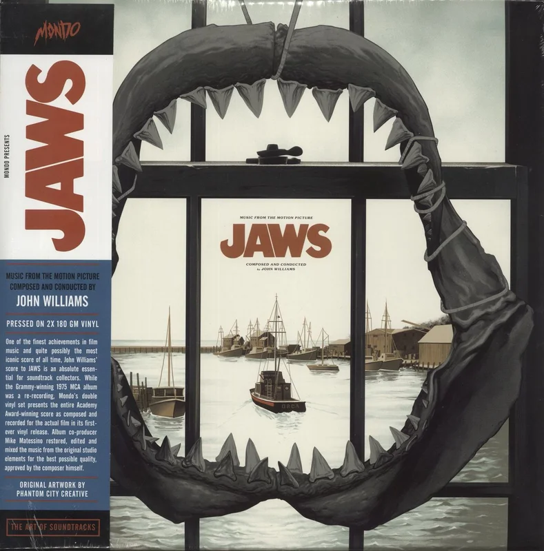John Williams (Composer) Jaws - 180gm Ocean Blue Vinyl - Sealed US 2-LP vinyl set