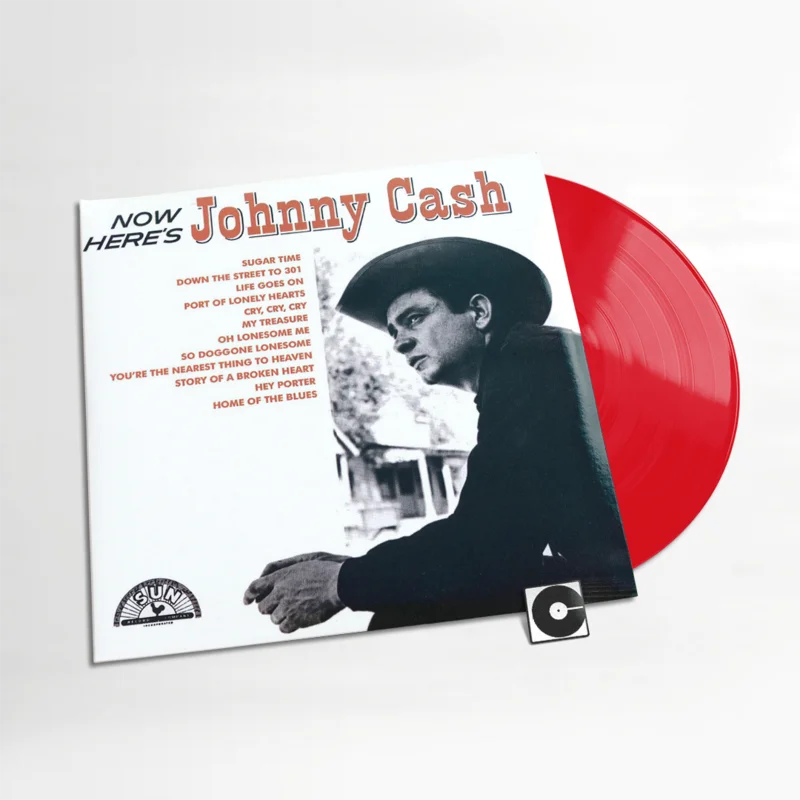 Johnny Cash - "Now Here's Johnny Cash" Red Vinyl
