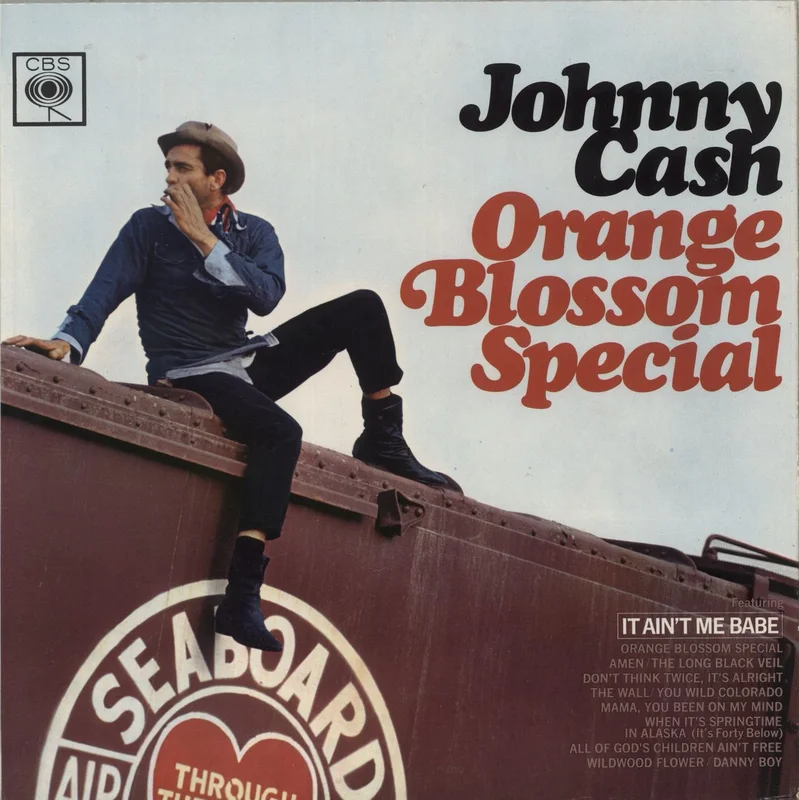 Johnny Cash Orange Blossom Special UK Vinyl LP