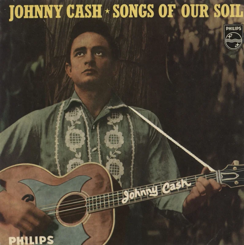 Johnny Cash Songs Of Our Soil UK 7" vinyl