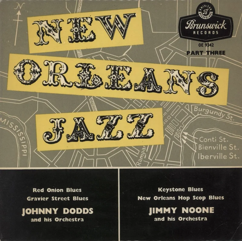 Johnny Dodds New Orleans Jazz Part Three UK 7" vinyl