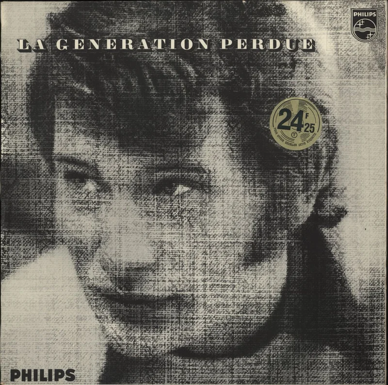 Johnny Hallyday La Generation Perdue French Vinyl LP