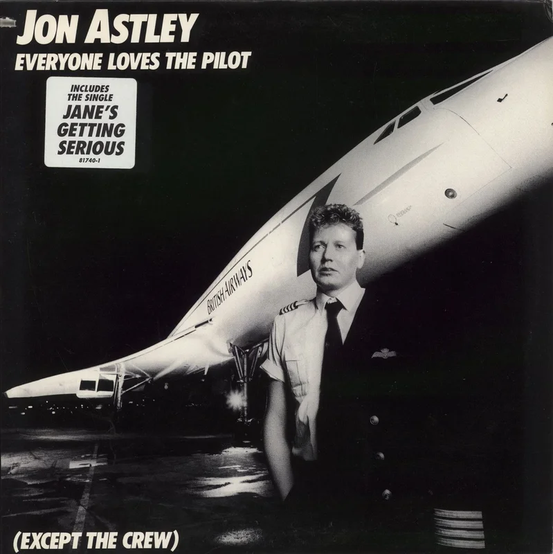 Jon Astley Everyone Loves The Pilot (Except The Crew) - Promo Stamped US Promo Vinyl LP