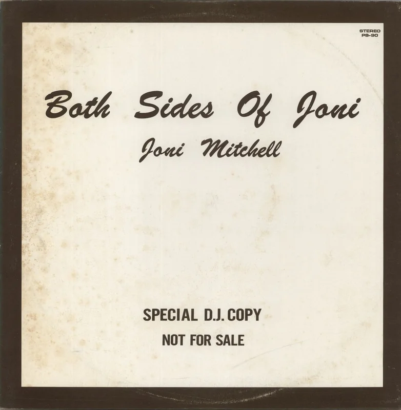 Joni Mitchell Both Sides Of Joni Japanese Promo Vinyl LP