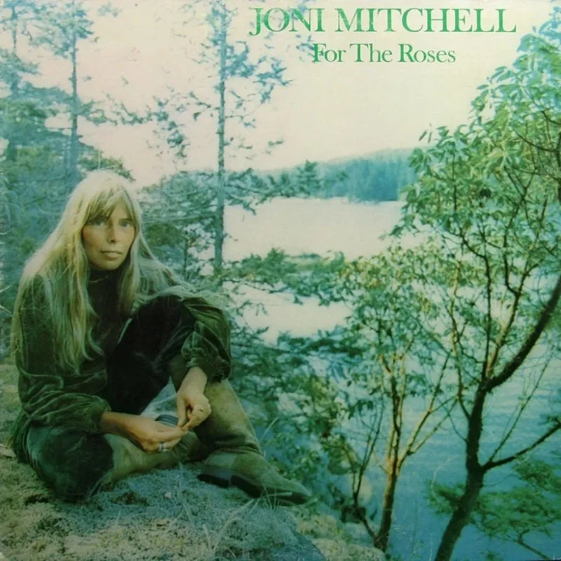 Joni Mitchell  For The Roses (Transparent aqua vinyl)