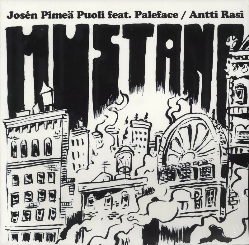 Josn Pime Puoli Mustana - Clear Lathe Cut Vinyl Finnish 10" vinyl