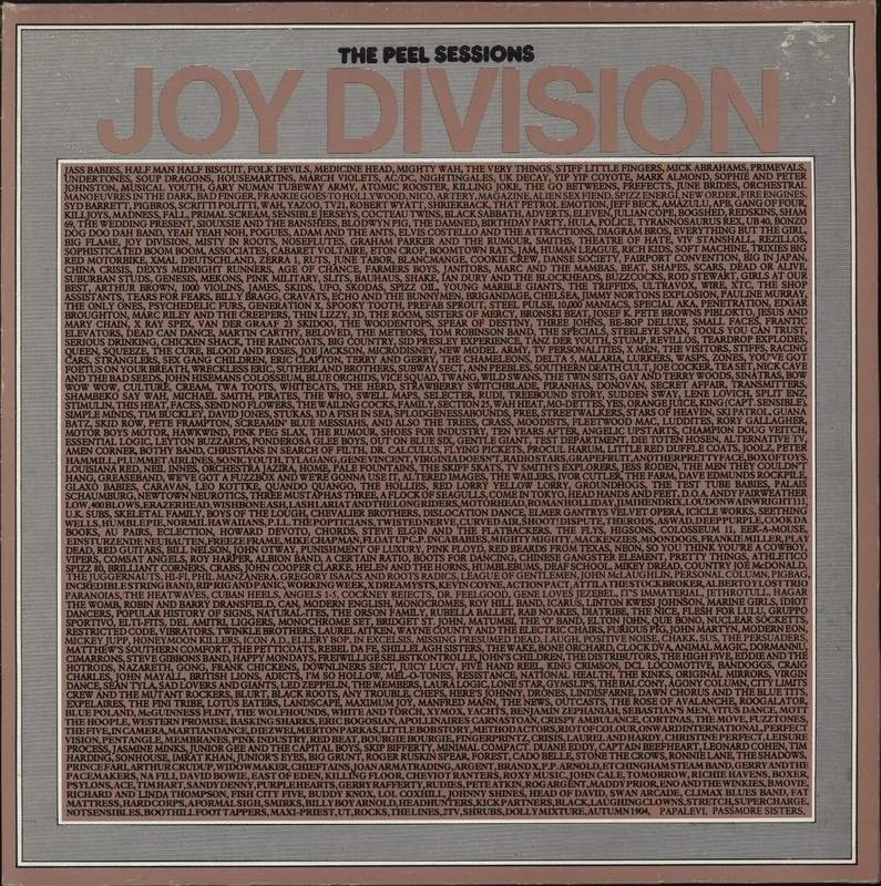 Joy Division The Peel Sessions - glossy sleeve UK 12" vinyl