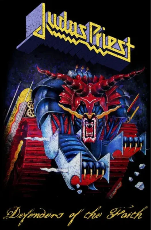 JUDAS PRIEST: official DEFENDERS OF THE FAITH large flag / textile poster