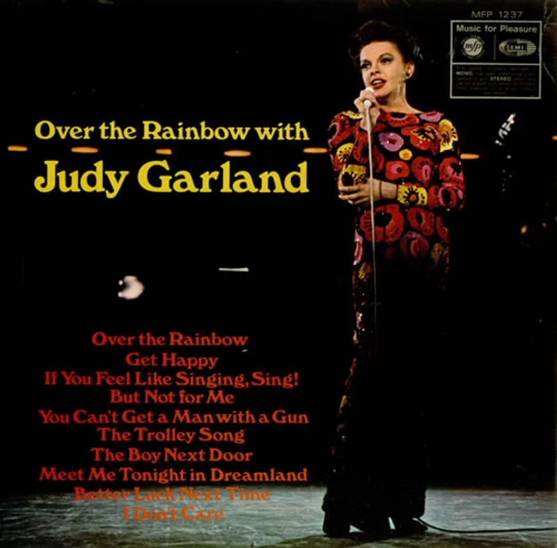 Judy Garland Over The Rainbow UK Vinyl LP