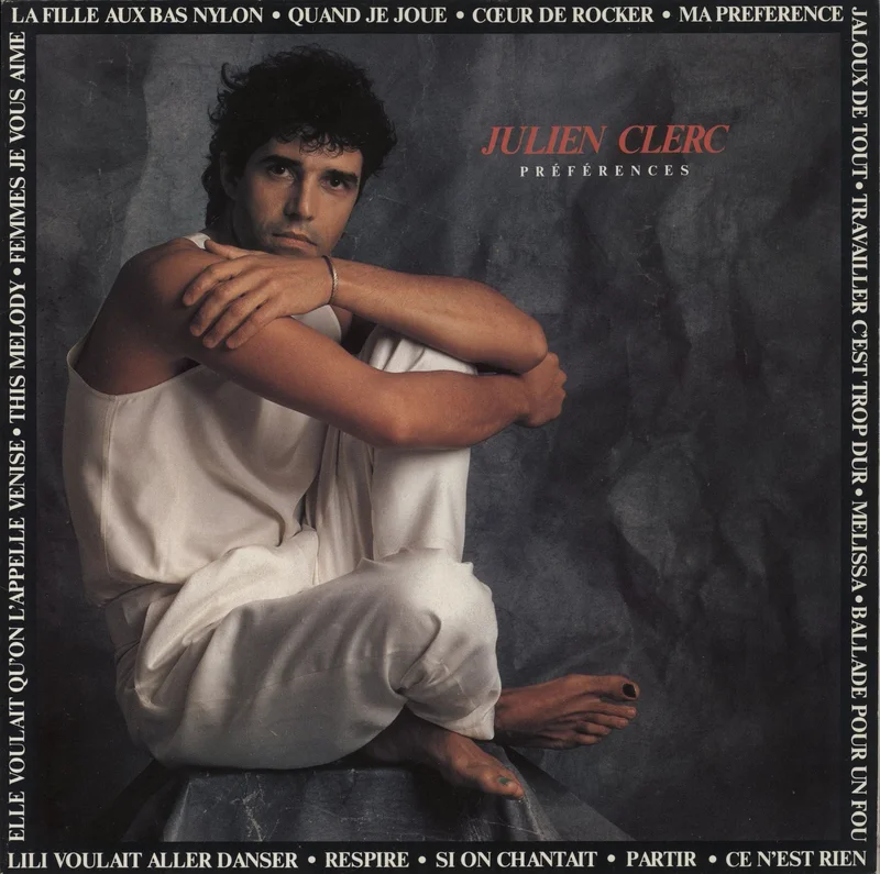 Julien Clerc Preferences French Vinyl LP