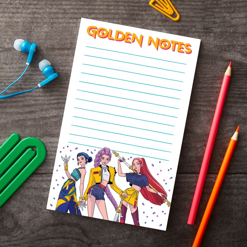 K-Pop Demon Hunters Notepad