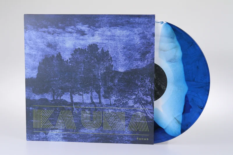 Ka'Una  Focus [LP] Into Blue Ed. - Oceanic Fade w/ Gold Splatter