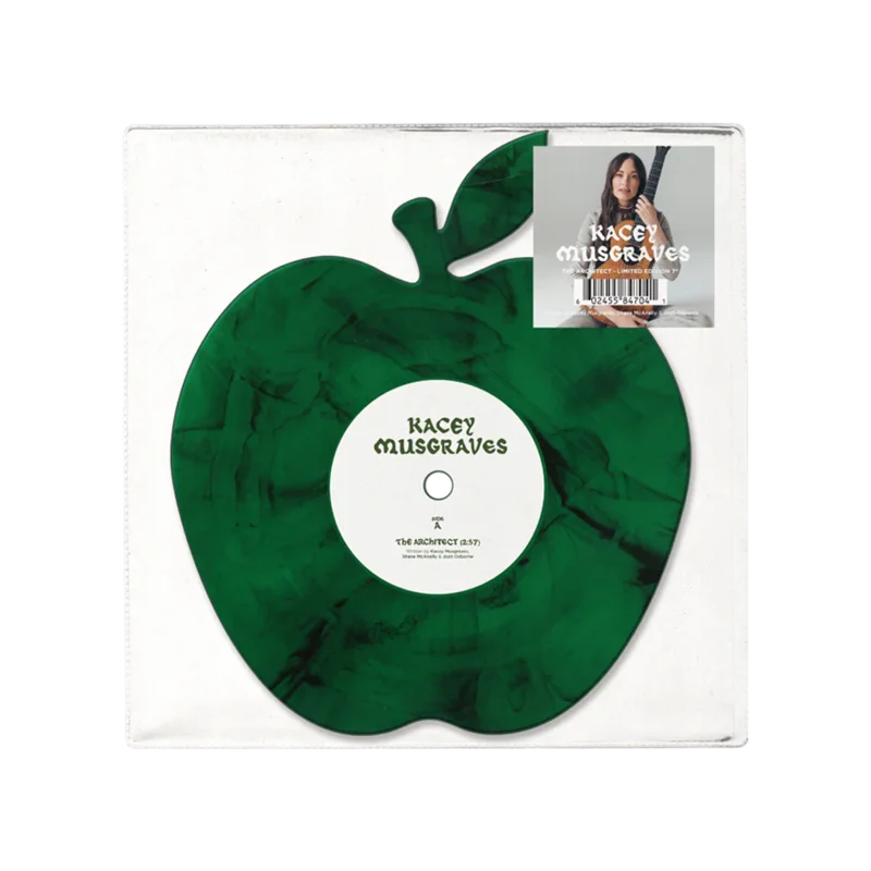 Kacey Musgraves - The Architect - Green Black Apple Vinyl - 7"