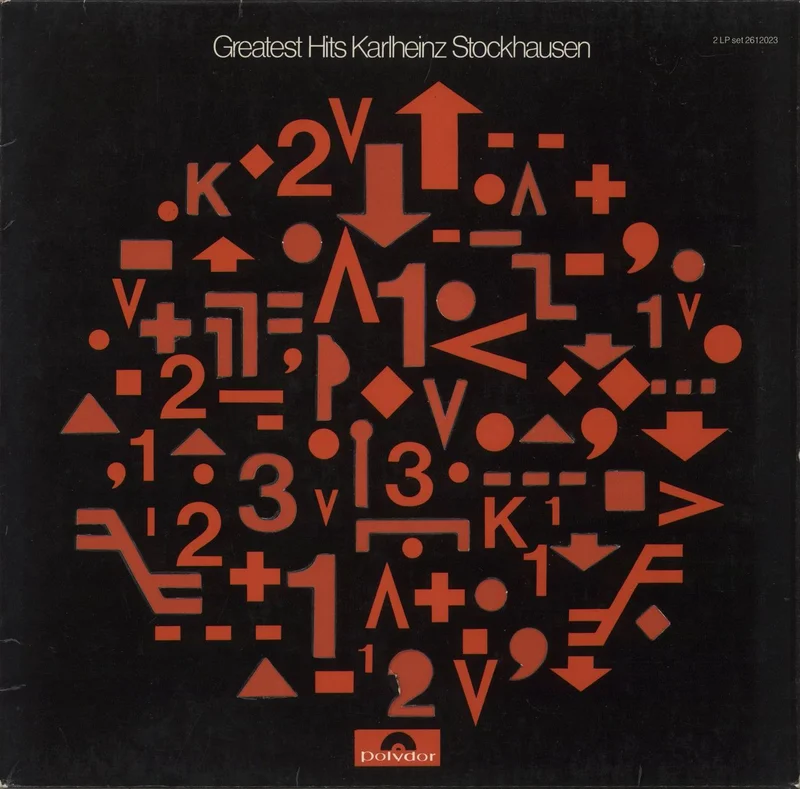 Karlheinz Stockhausen Greatest Hits German 2-LP vinyl set