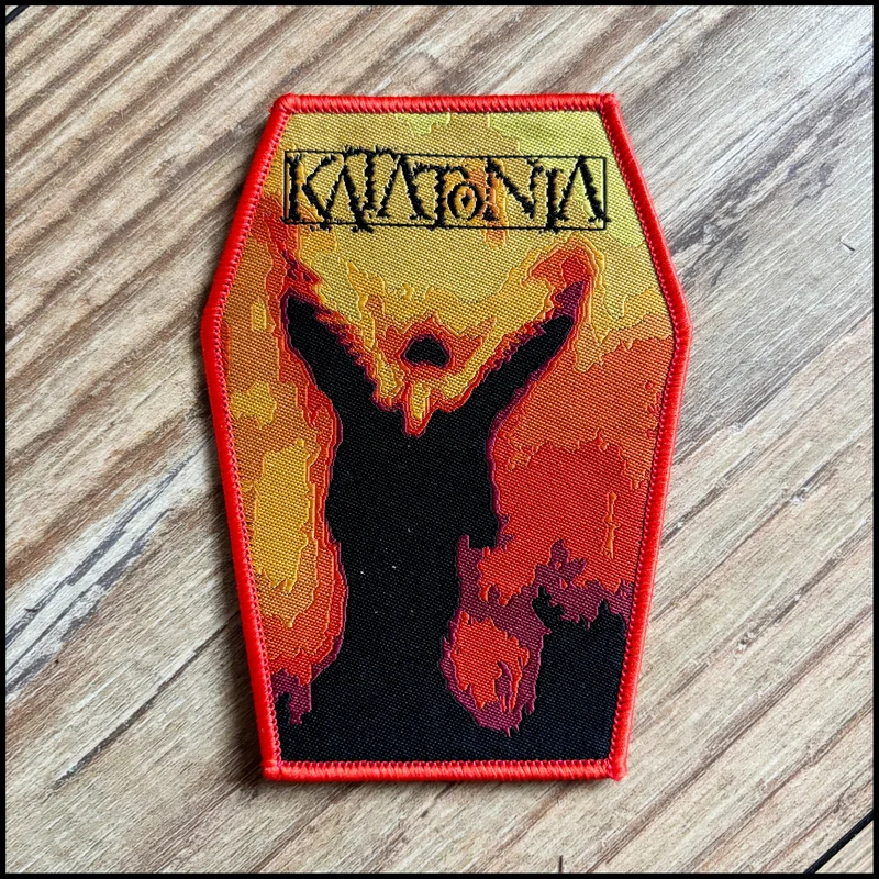 KATATONIA: official DISCOURAGED ONES patch Black border patch