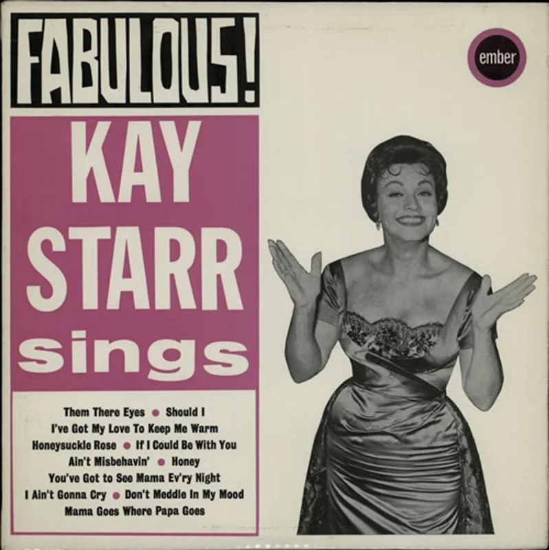 Kay Starr Fabulous! UK Vinyl LP