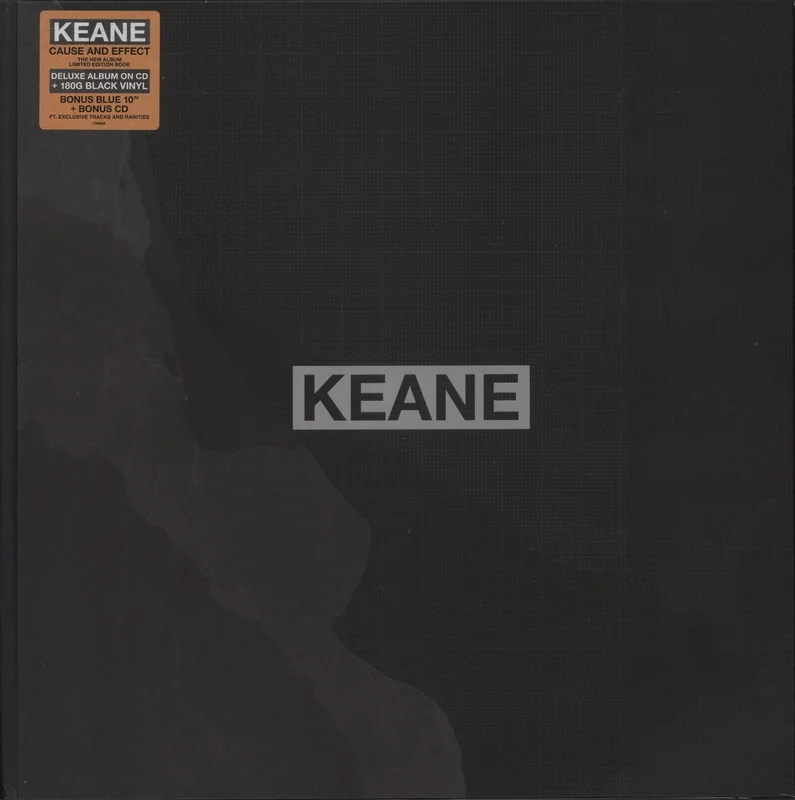 Keane (00s) Cause And Effect - Deluxe Edition - 180gm Vinyl, Blue Vinyl 10", 2-CD & Signed Print UK Vinyl LP