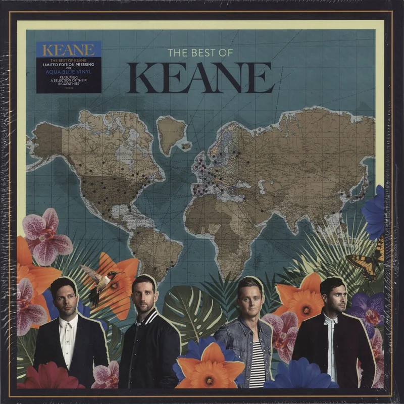 Keane (00s) The Best Of Keane - Aqua Blue Vinyl UK 2-LP vinyl set