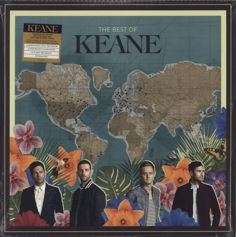 Keane (00s) The Best Of Keane - Orange Vinyl & Blue Vinyl UK 2-LP vinyl set