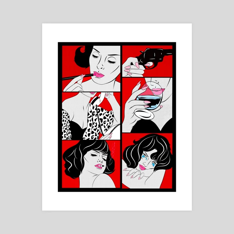 Kelly Martin: Femme Fatale Print