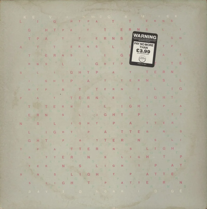Kevin McCormick Light Patterns UK Vinyl LP