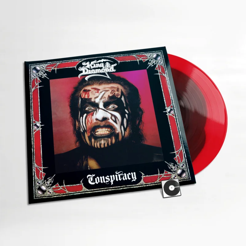 King Diamond - "Conspiracy" Standard Weight Red And Black Haze Vinyl LP
