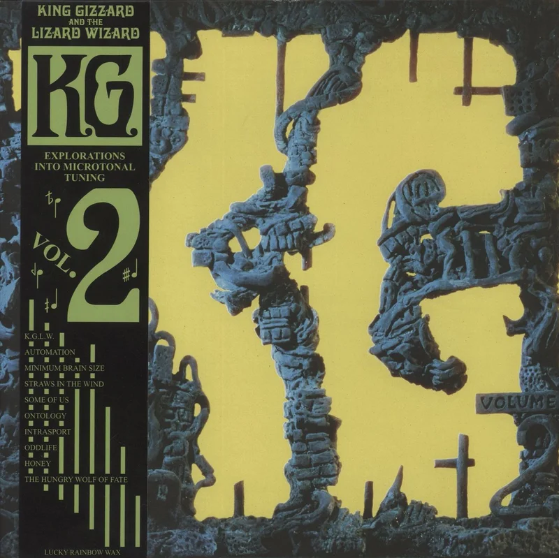 King Gizzard And The Lizard Wizard K.G. (Explorations Into Microtonal Tuning Volume 2) - Lucky Rainbow Wax Vinyl UK Vinyl LP