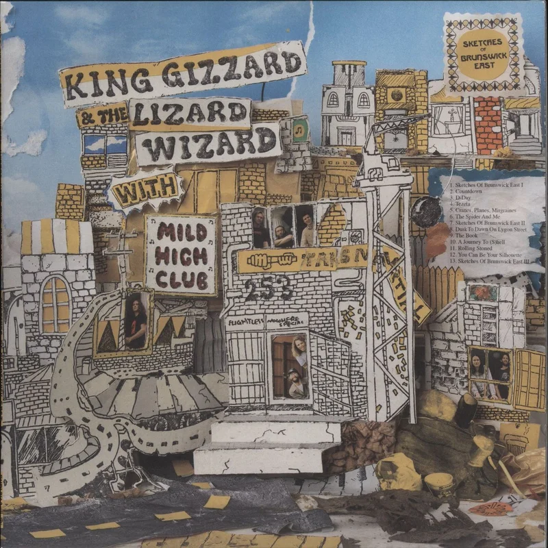King Gizzard And The Lizard Wizard Sketches Of Brunswick East UK Vinyl LP