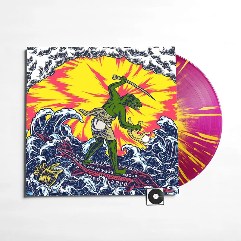 King Gizzard And The Lizard Wizard - "Teenage Gizzard" ATO Official Bootlegger Edition - Yellow & Magenta With Yellow Splatter Split Color Vinyl