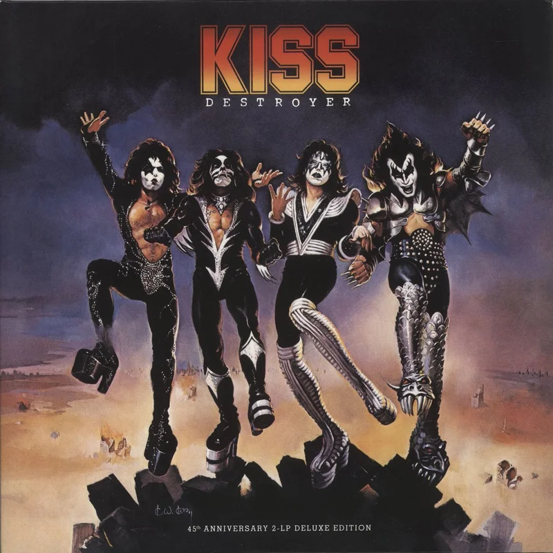 Kiss Destroyer: 45th Anniversary Edition - Red & Yellow Vinyl UK 2-LP vinyl set