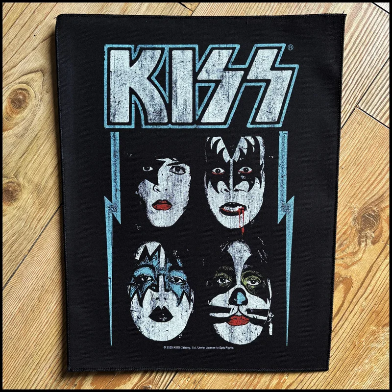 KISS: official FACES large back patch