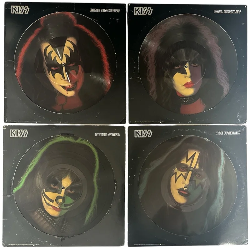 Kiss PeterCriss / Ace Frehley / Gene Simmons / Paul Stanley - VG US Picture disc LP