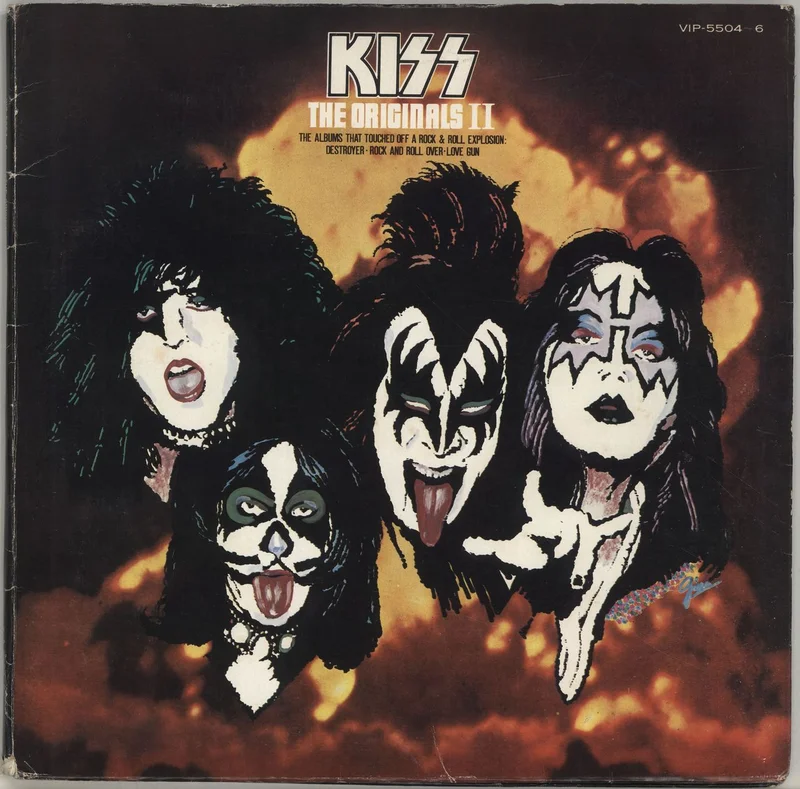 Kiss The Originals II Japanese 3-LP vinyl set