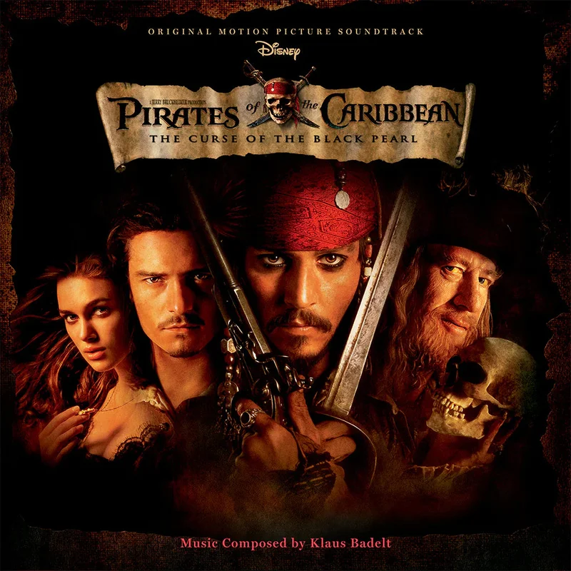Klaus Badelt Pirates Of The Caribbean: The Curse Of The Black Pearl (Black Ice Vinyl)