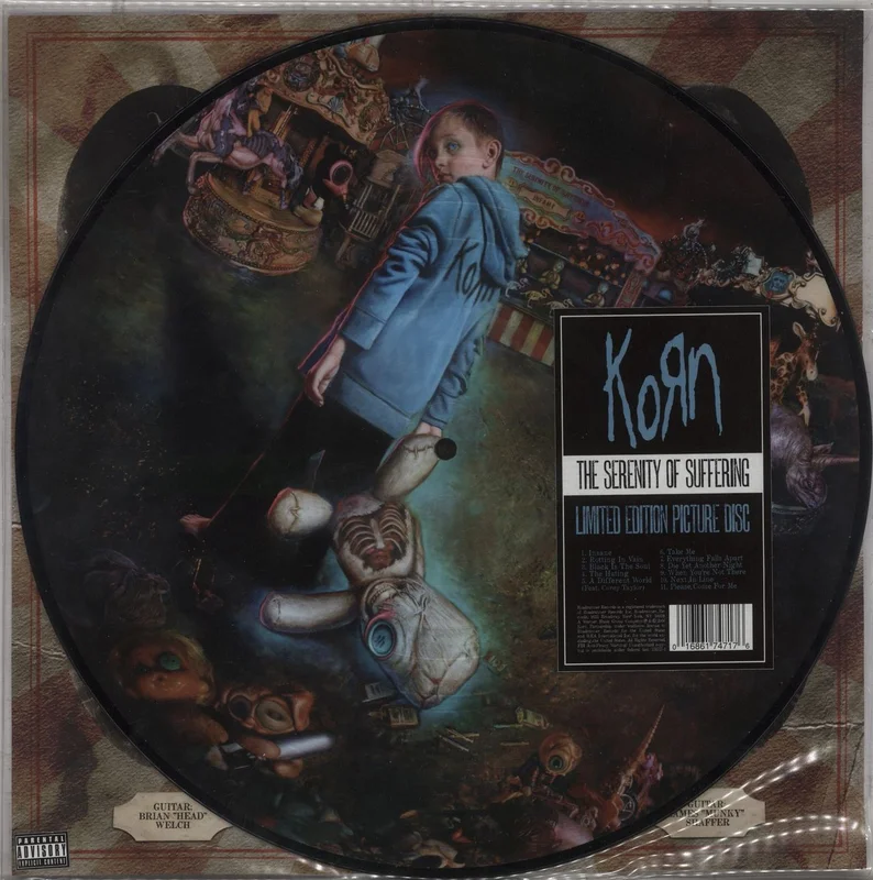Korn The Serenity of Suffering - VG US Picture disc LP