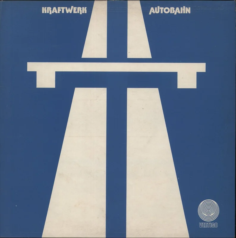 Kraftwerk Autobahn - 2nd - VG UK Vinyl LP